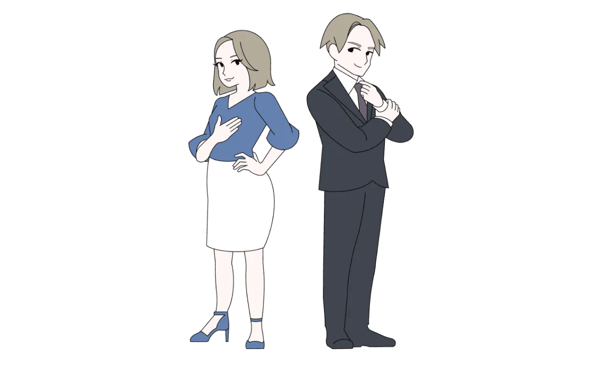 優秀人材を表現したイラスト
